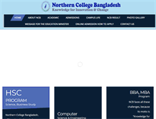 Tablet Screenshot of ncb.edu.bd